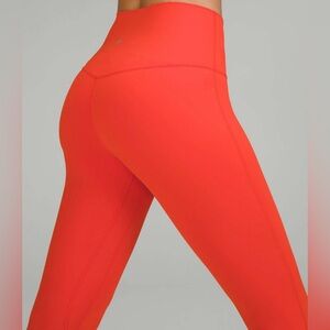 Orange lululemon leggings